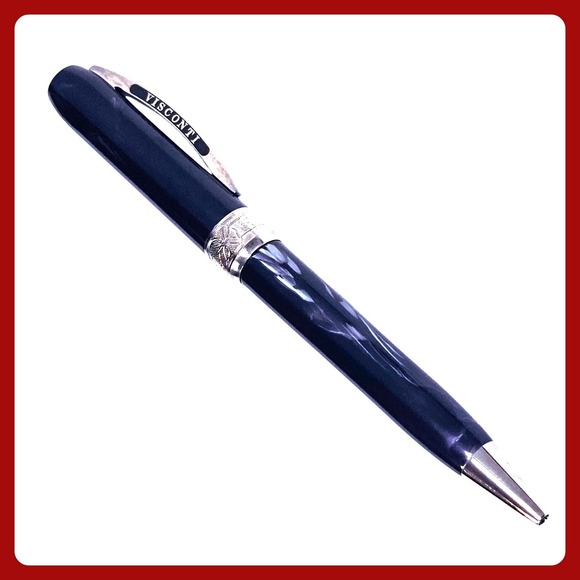 Visconti Rembrandt Ballpoint Pen Resin Black Variegated OS EUC